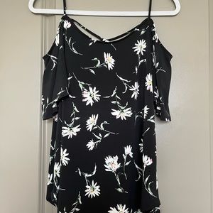 Off Shoulder floral tank top